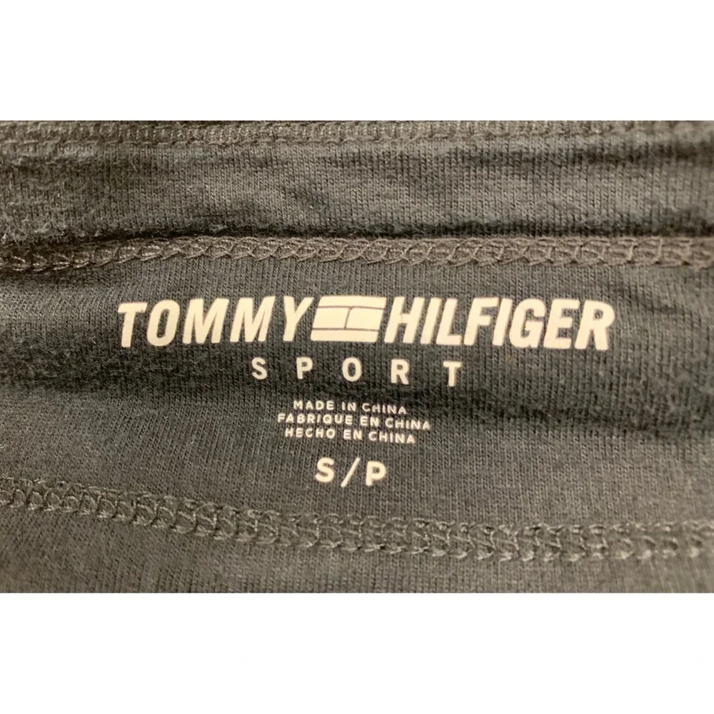 Tommy Hilfiger Sport Joggers Womens Small Navy Blue Fleece Tie Dye Sweatpants - Picture 8 of 10